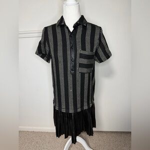 Zara Monochrome Knit Pattern size S